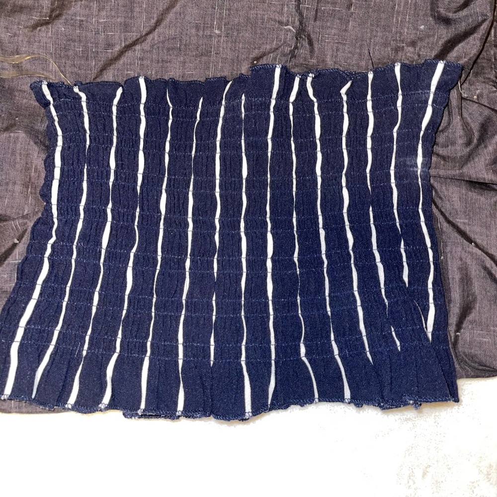 Striped tube top